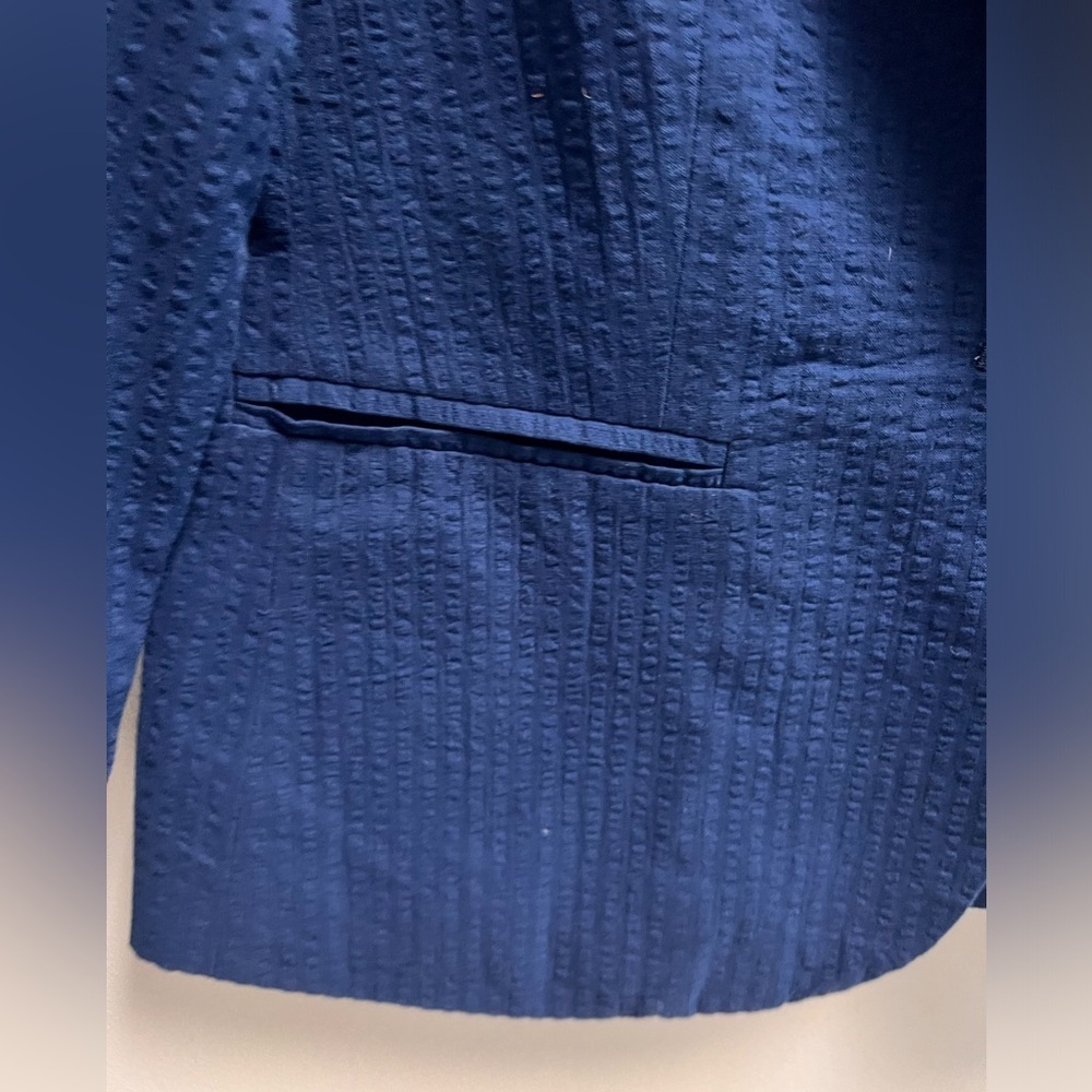 DRAPER JAMES RSVP Women’s Blue Textured Blazer - Size XS - Picture 9 of 9